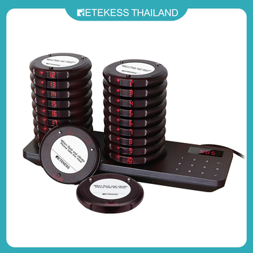 เครื่องเรียกคิว ไร้สาย รุ่น TD163 (เพจเจอร์x20) เพจเจอร์เรียกคิวไร้สาย สําหรับร้านอาหาร โรงแรม