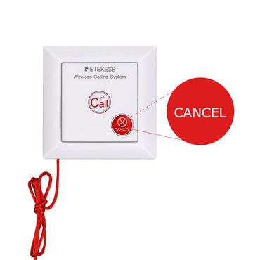 Retekess ระบบสายดึงเรียกฉุกเฉินในห้องน้ำ Emergency Call (Toilet) พร้อมไฟไซเรนแสดงสถานะ TH 103 ขายเป็นชุด ห้องน้ำคนพิการ ผู้สูงอายุ ผู้ป่วย