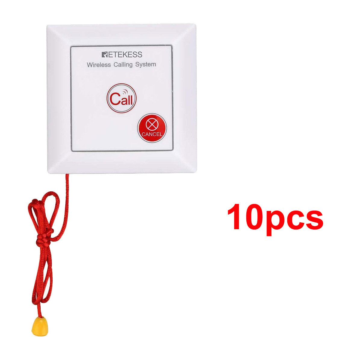 Retekess ระบบสายดึงเรียกฉุกเฉินในห้องน้ำ Emergency Call (Toilet) พร้อมไฟไซเรนแสดงสถานะ TH 103 ขายเป็นชุด ห้องน้ำคนพิการ ผู้สูงอายุ ผู้ป่วย