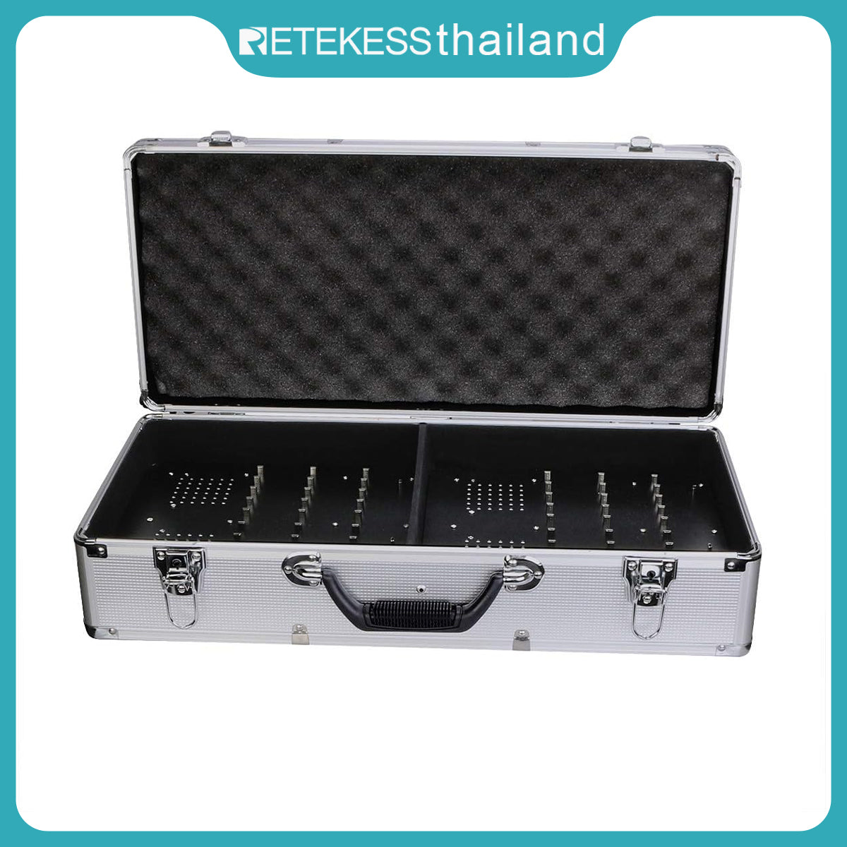 RETEKESS TT006 ชาร์จแบบพกพา 64 ช่องกล่องเก็บสำหรับ Retekess T130,TT106 ไร้สายทัวร์ท่องเที่ยวระบบ